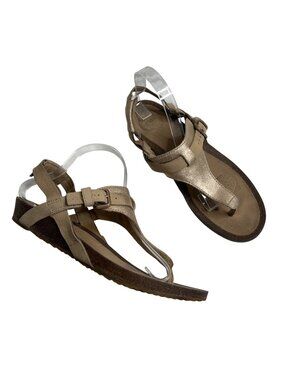 Teva Womens Metallic Mahonia 3 point Leather Sandals Size 11